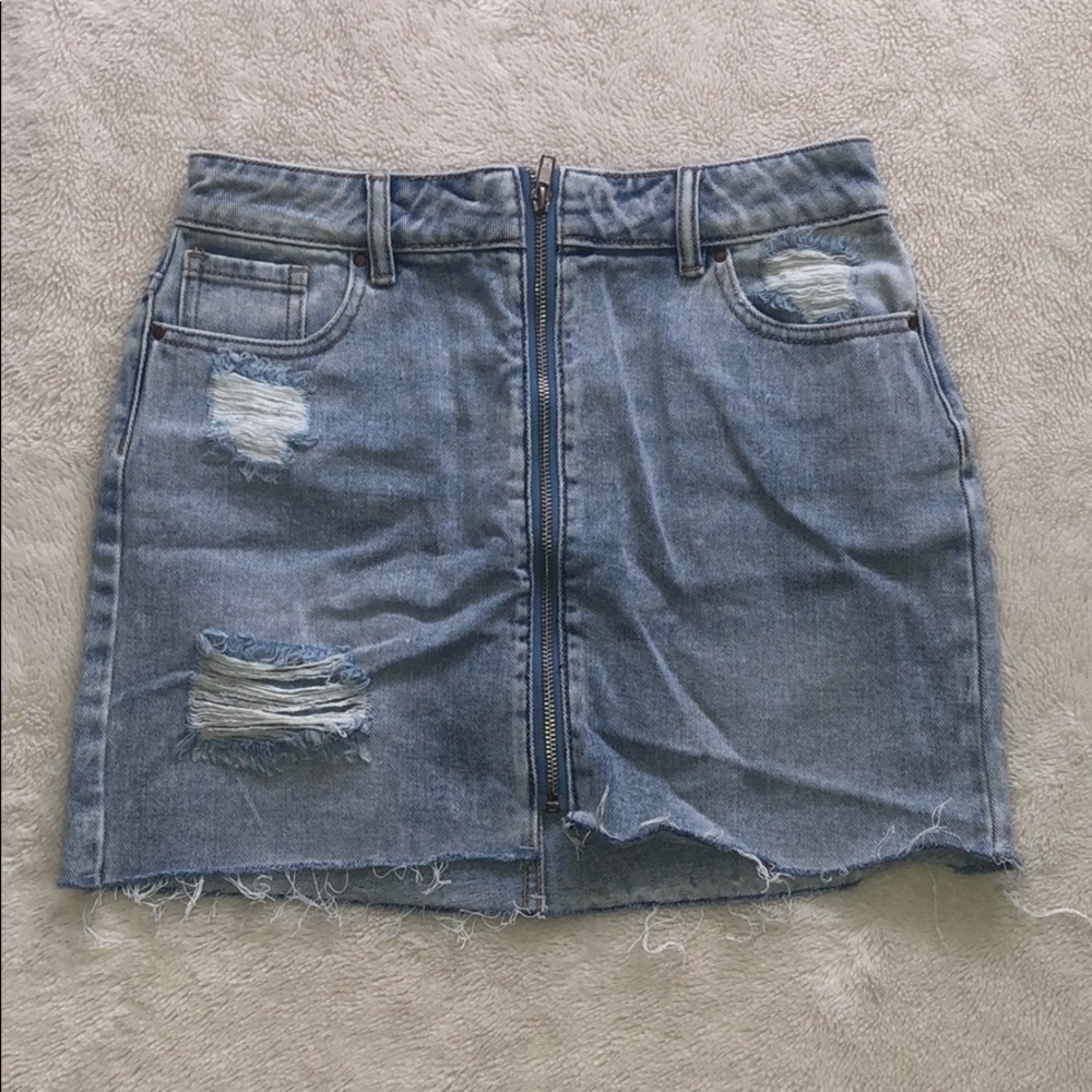 Pacsun jean skirt